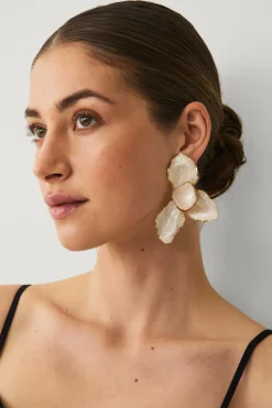 Ellos Collection Øreringe med bladdesign