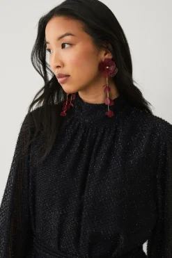Ellos Collection Ørestikker med et blomsterdesign