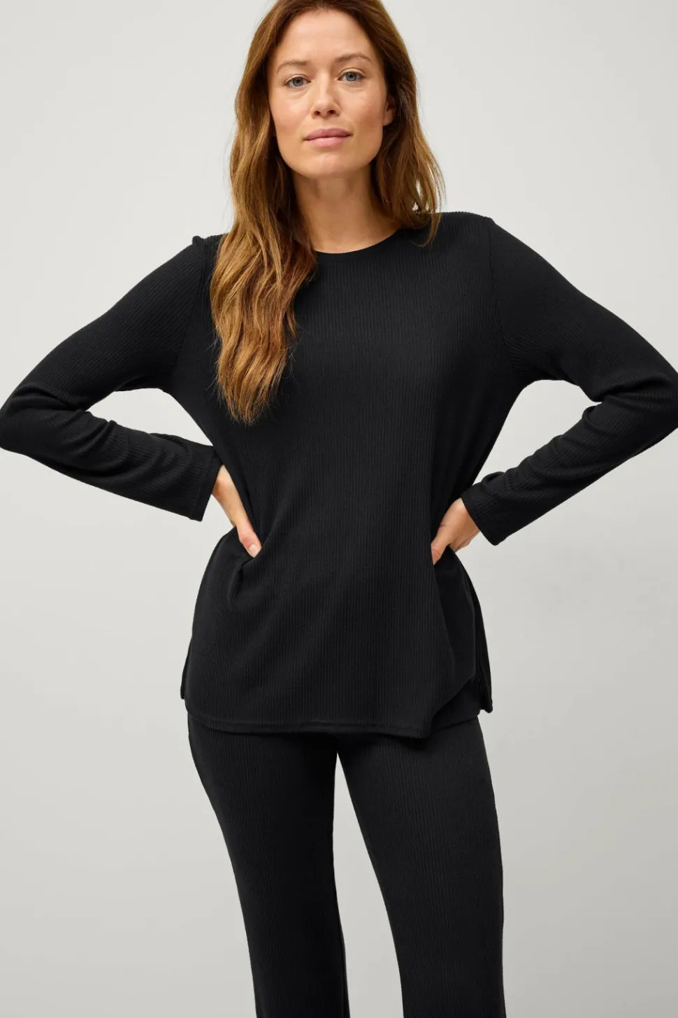 Ellos Collection Ribstrikket top