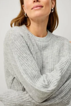 Ellos Collection Ribstrikket Pullover