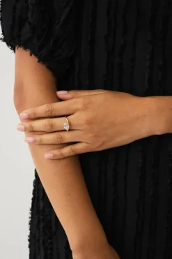 Ellos Collection Ring med aflang sten