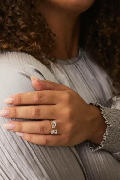 Ellos Collection Ring med to sten