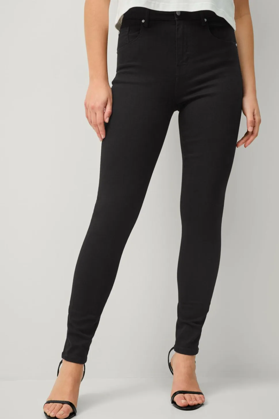 Ellos Collection Skinny stretchjeans med høj talje