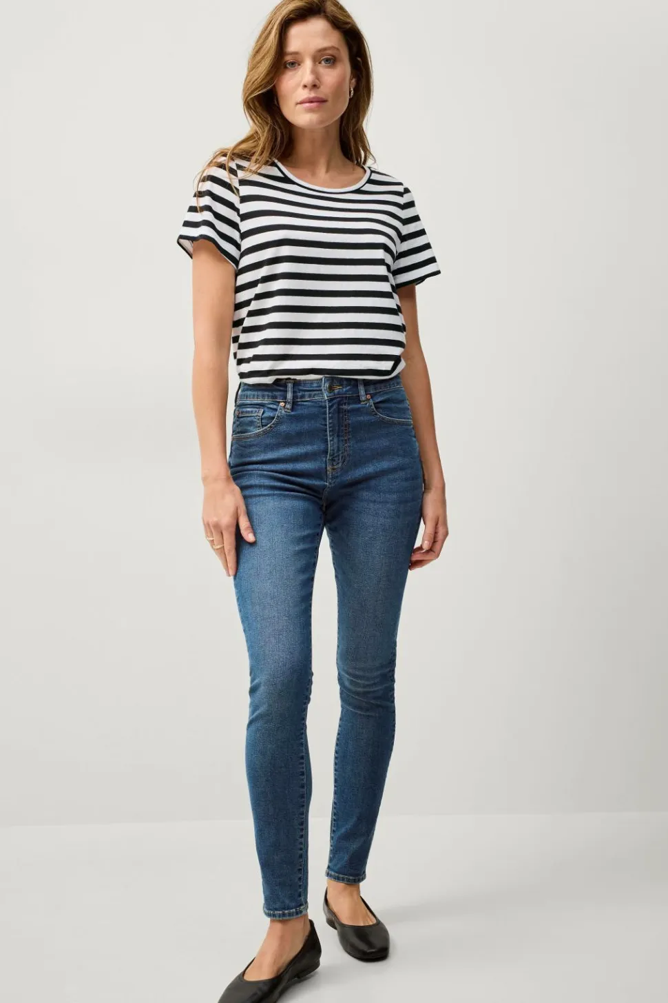 Ellos Collection Skinny stretchjeans med høj talje