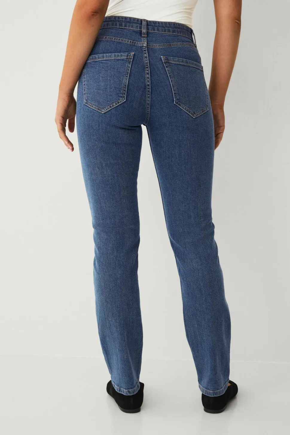 Ellos Collection Smalle stretchjeans med høj talje