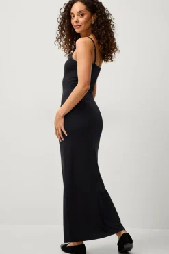Ellos Collection Soft maxi kjole med smalle skulderstropper
