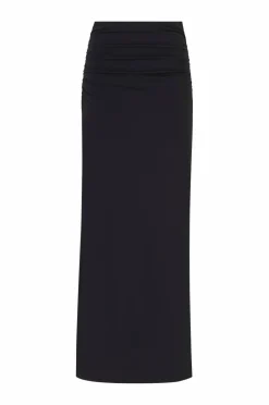 Ellos Collection Soft maxi-nederdel med rynker i siderne