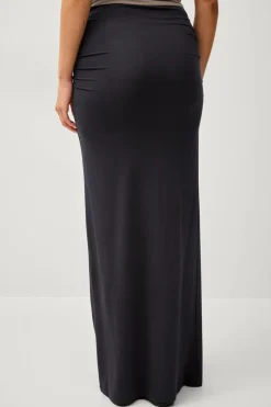 Ellos Collection Soft maxi-nederdel med rynker i siderne