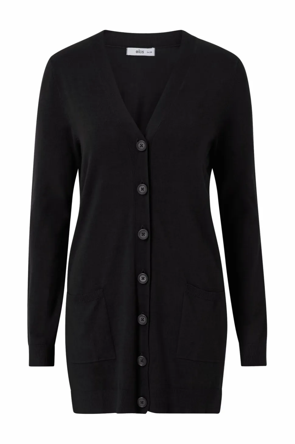 Ellos Collection Strikket cardigan med lommer