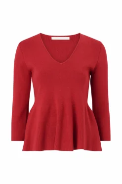 Ellos Collection Strikket Top med v-hals