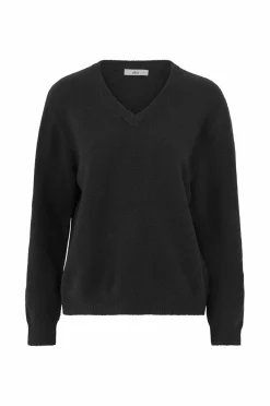 Ellos Collection Strikket trøje med V-hals
