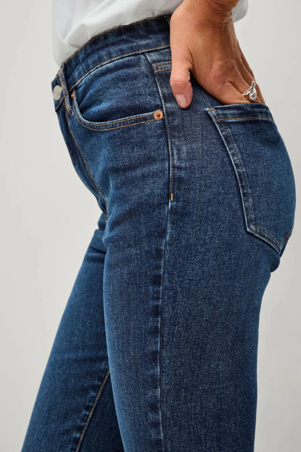 Ellos Collection Stretchjeans med svaj med høj talje