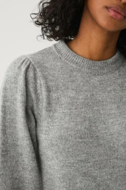 Ellos Collection Strikket kjole med lange ærmer
