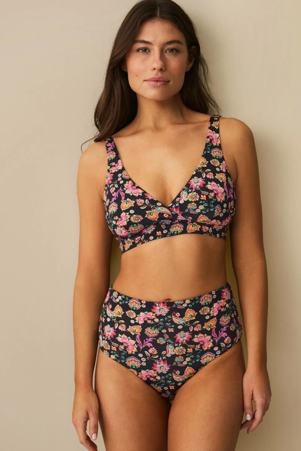 Ellos Collection Tai High Bikini Pink