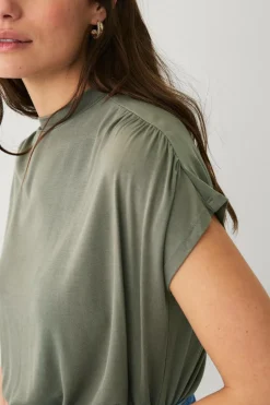 Ellos Collection Top med rynkede detaljer