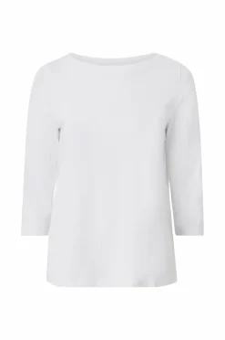 Ellos Collection Top med bådhals og 3/4-ærmer