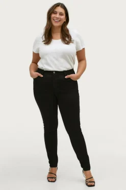 Ellos Plus collection Smalle stretchjeans med høj talje