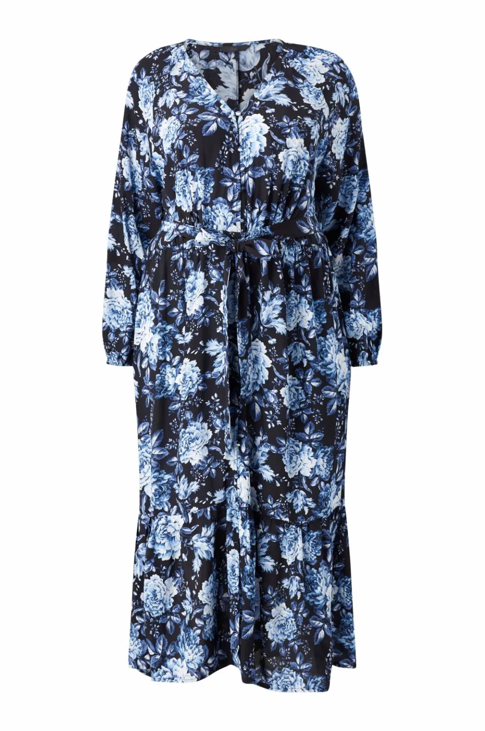 Ellos Plus collection Maxi kjole med volanter