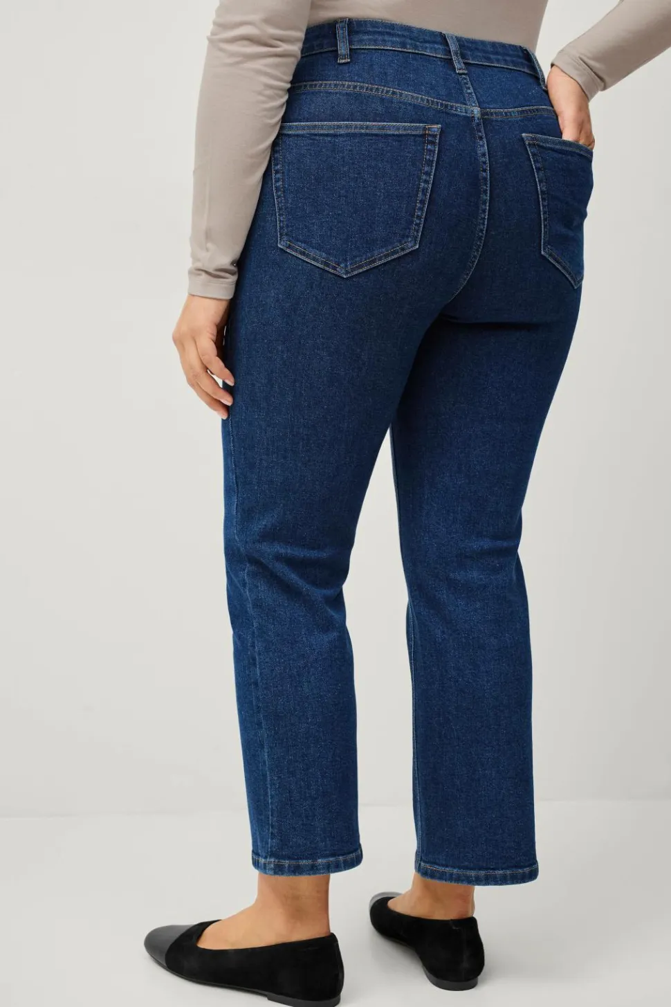 Ellos Plus collection Jeans Straight Cropped