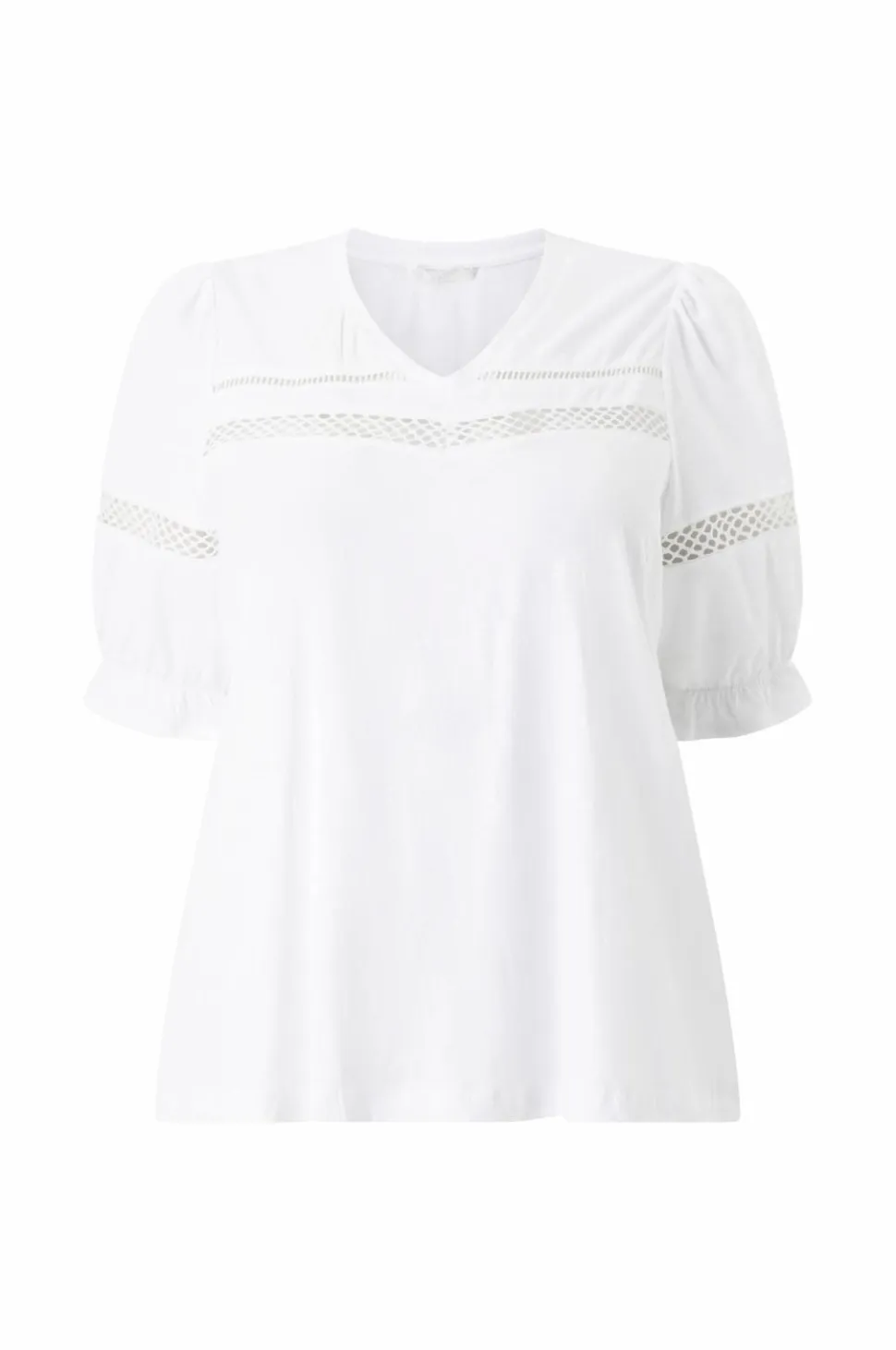 Ellos Plus collection Top med blondedetaljer