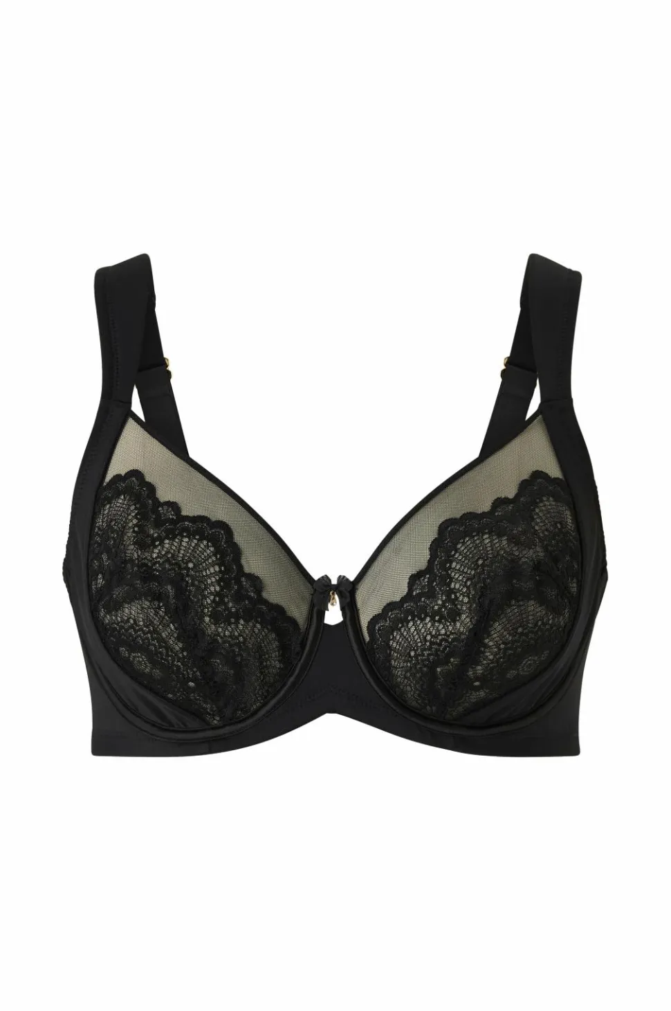 Ellos Plus collection Bh med bøjler med blondedetaljer