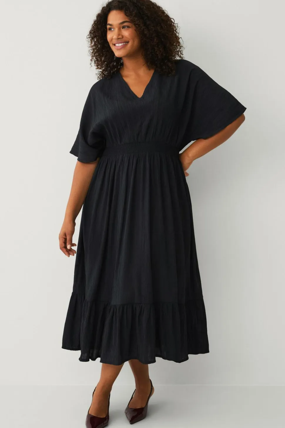 Ellos Plus collection Maxikjole med smock