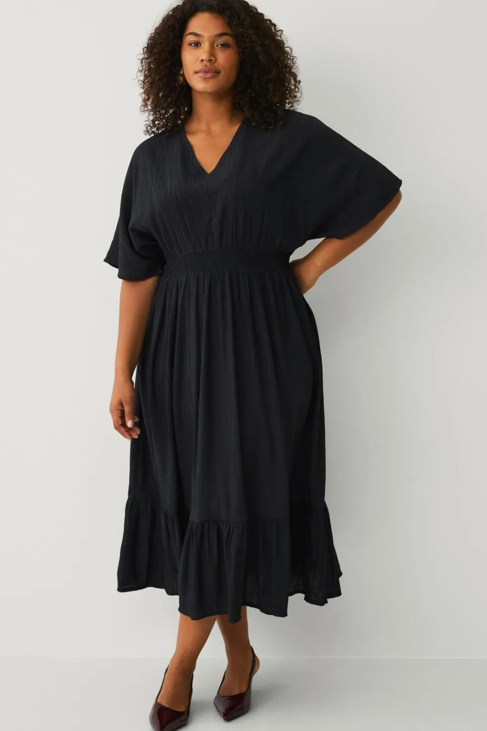 Ellos Plus collection Maxikjole med smock