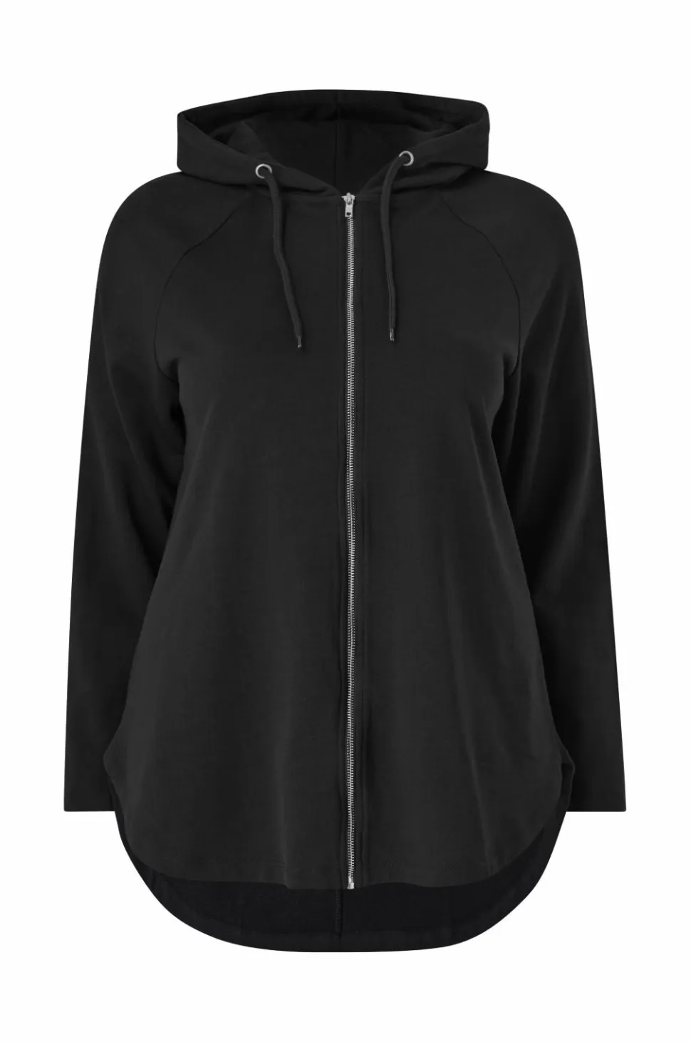 Ellos Plus collection Sweatshirt med hætte og lynlås