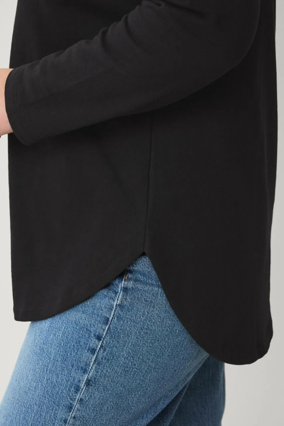 Ellos Plus collection Sweatshirt med hætte og lynlås