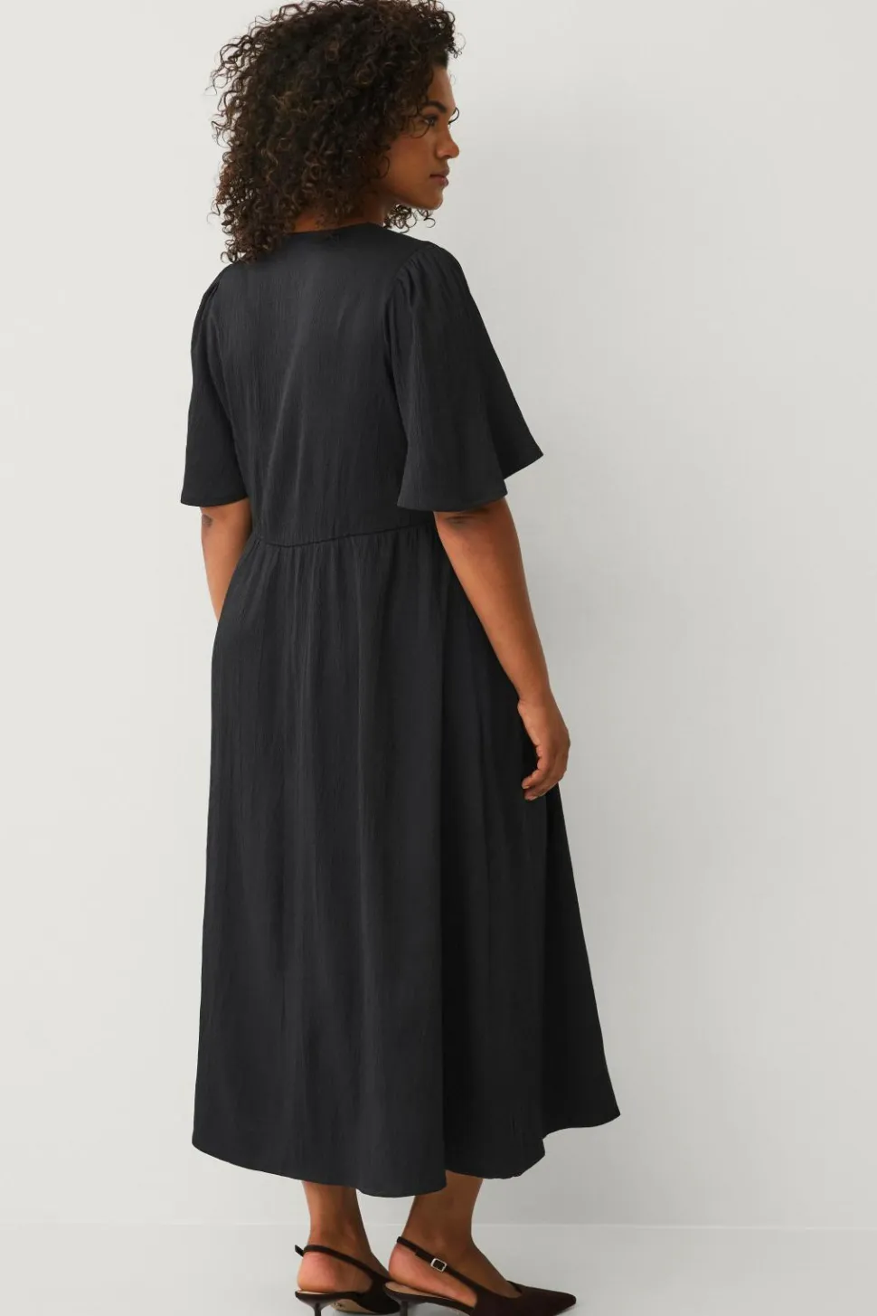 Ellos Plus collection Maxikjole med V-hals