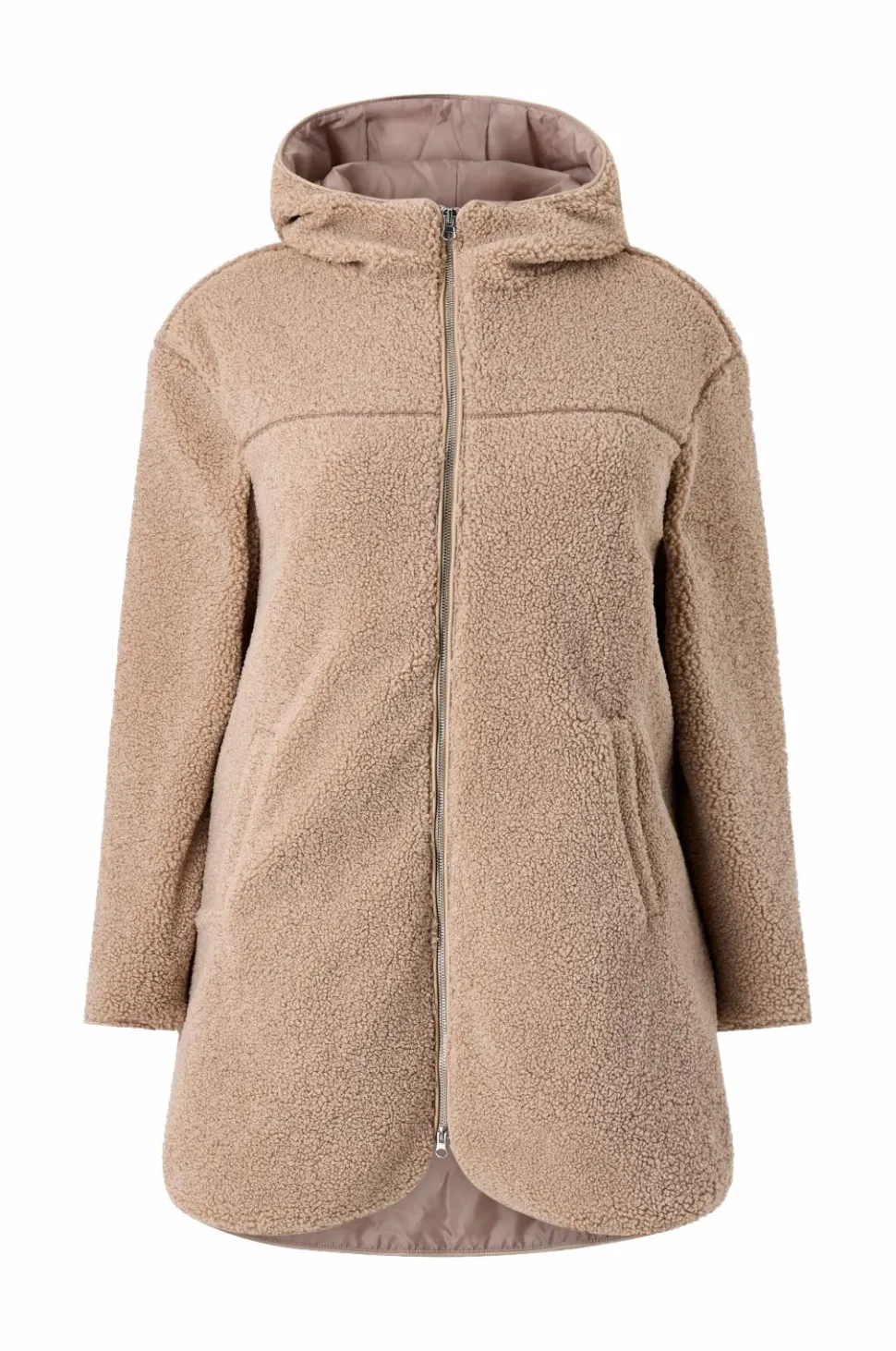 Ellos Plus collection Lang, foret fleecejakke