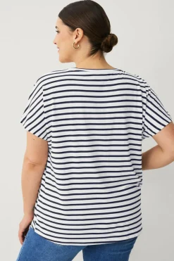 Ellos Plus collection Jerseytop med en træramme