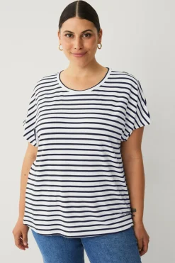Ellos Plus collection Jerseytop med en træramme