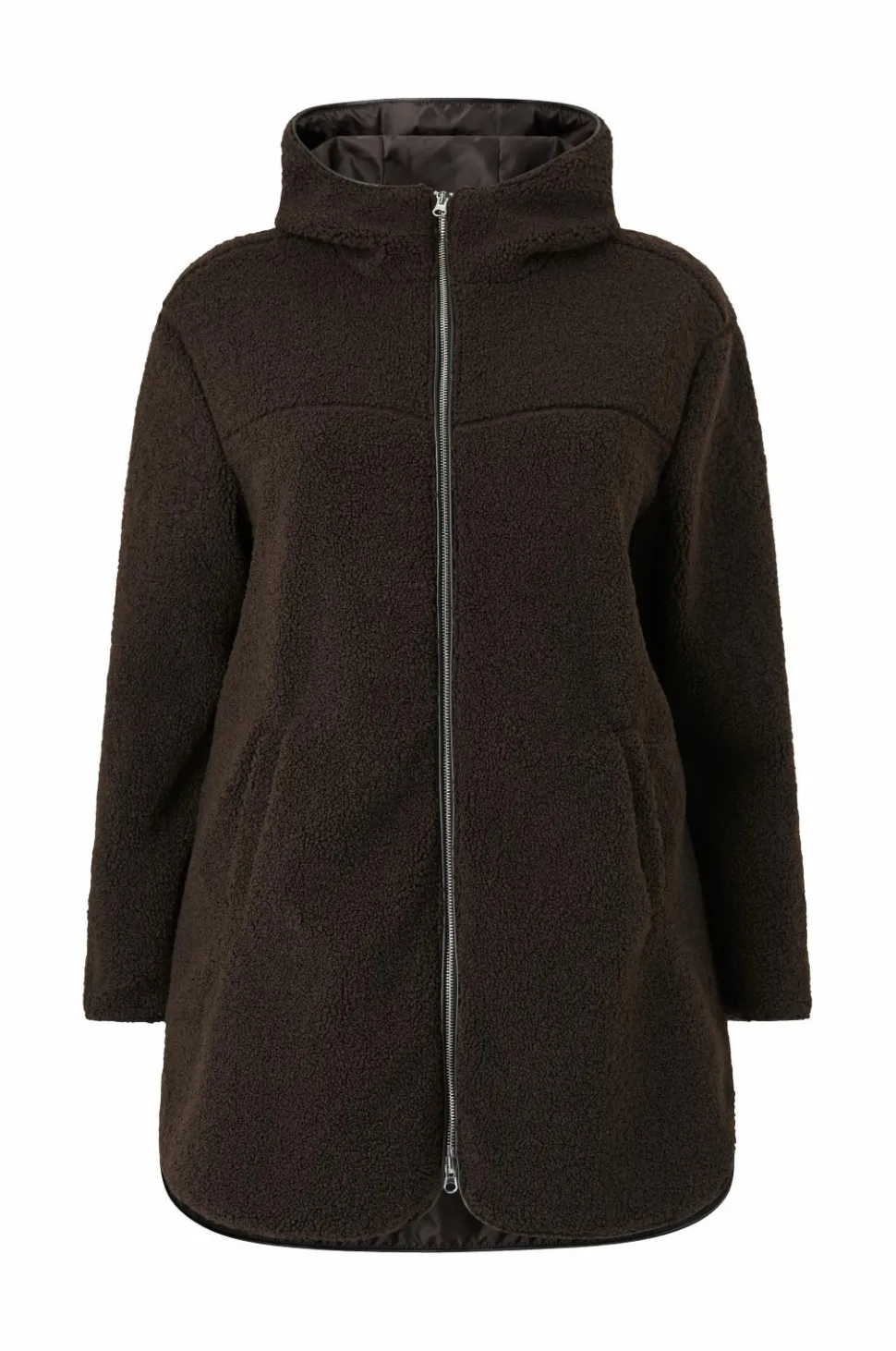Ellos Plus collection Lang, foret fleecejakke
