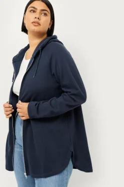 Ellos Plus collection Sweatshirt med lynlås