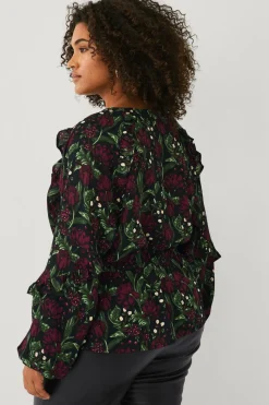 Ellos Plus collection Bluse med volanter