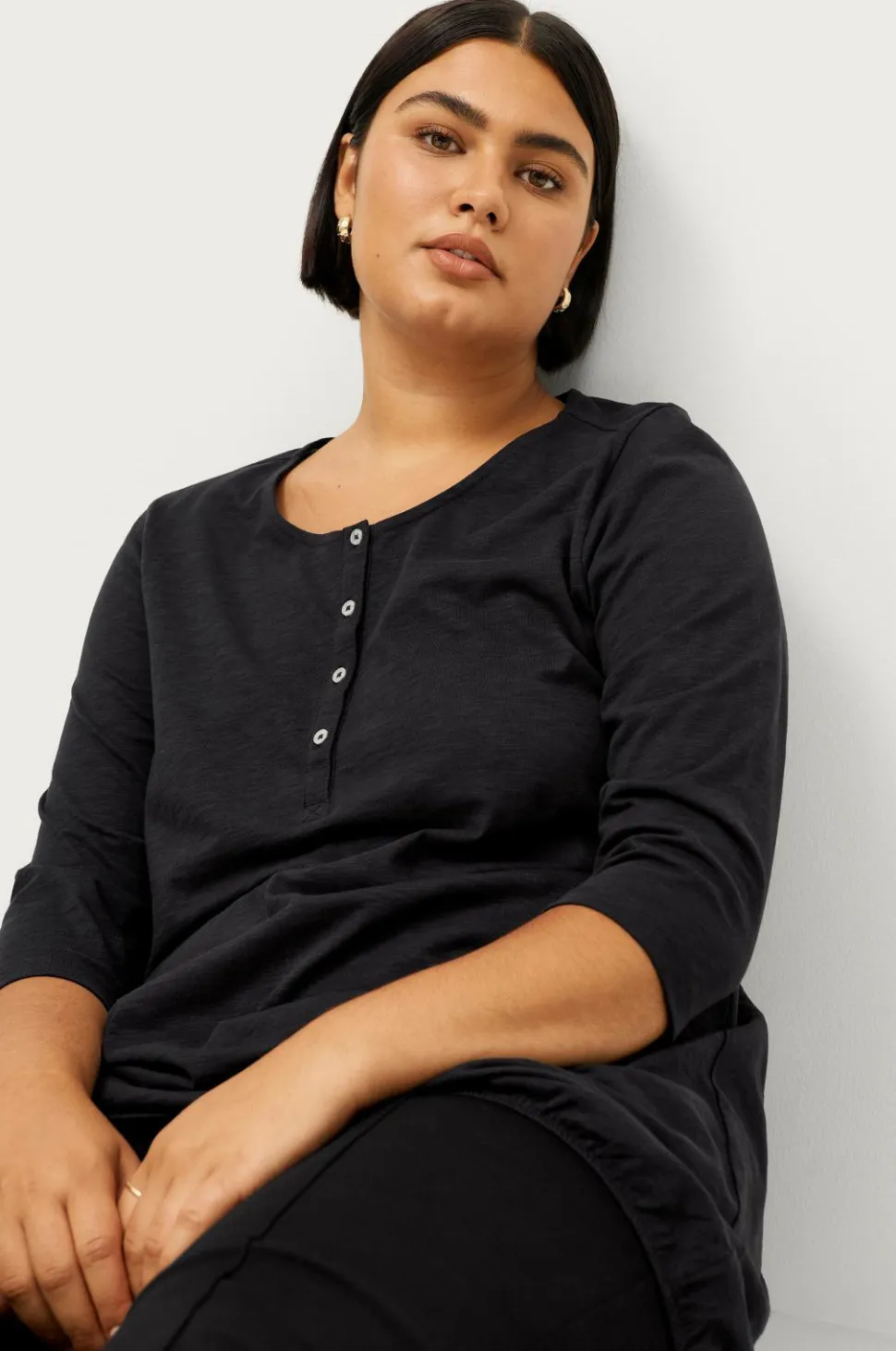 Ellos Plus collection Tunika i bomuldsjersey
