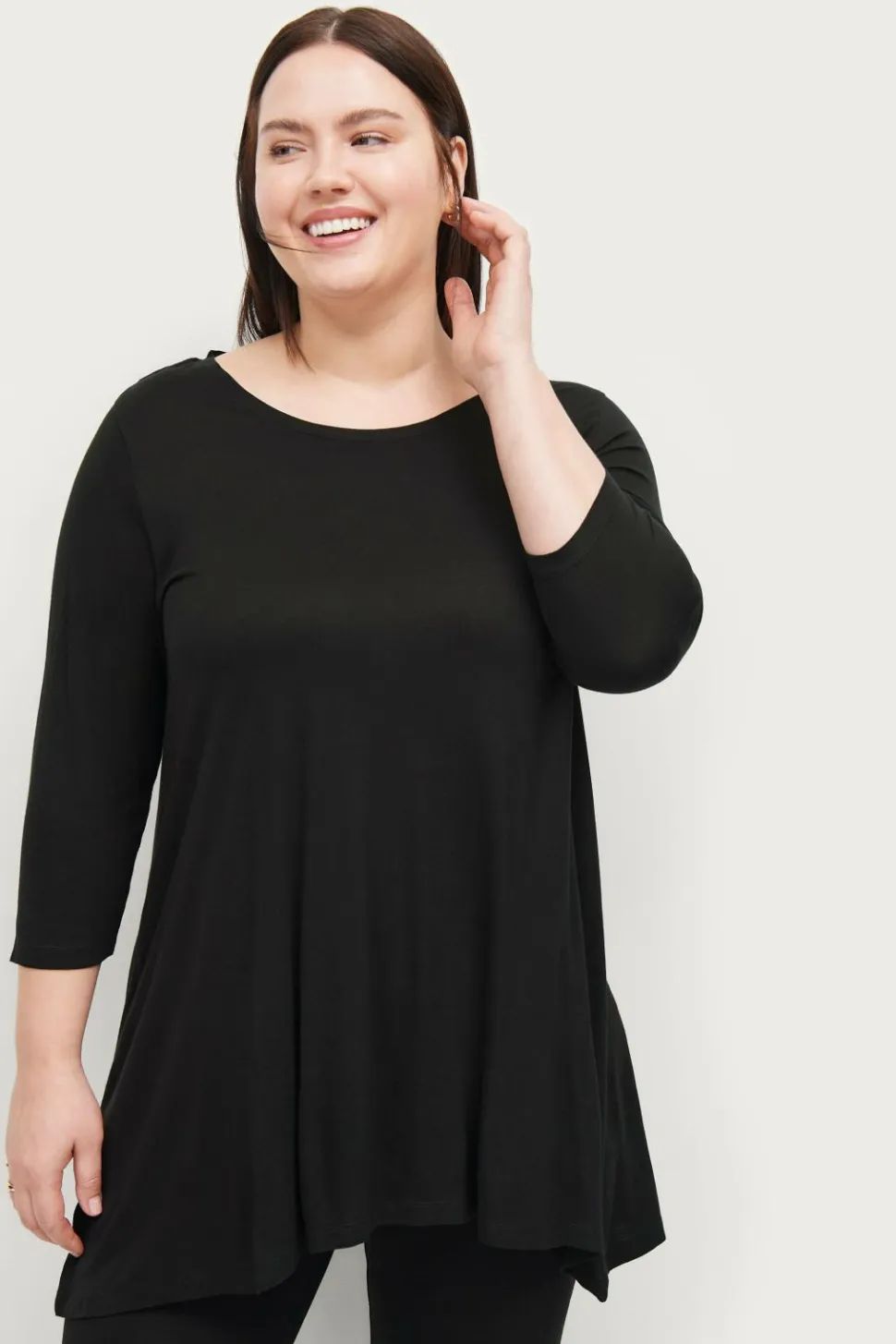 Ellos Plus collection Tunika i viskosejersey
