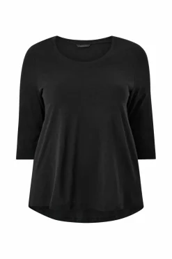Ellos Plus collection Langærmet top med rund hals