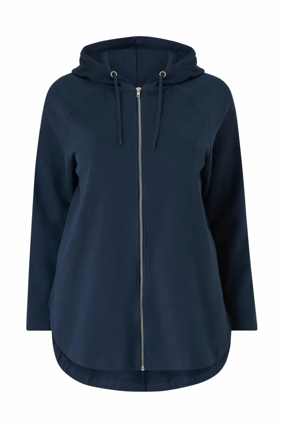 Ellos Plus collection Sweatshirt med hætte og lynlås