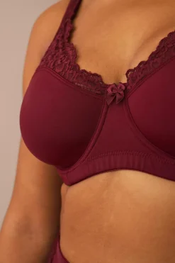 Ellos Plus collection Bh med bøjler med blondedetaljer