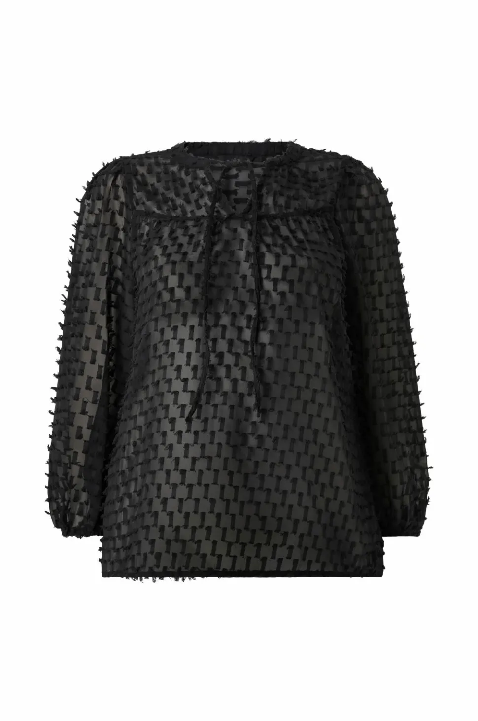 Ellos Plus collection Vid bluse med ballonærmer