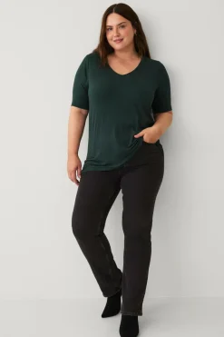 Ellos Plus collection Blød top med V-hals