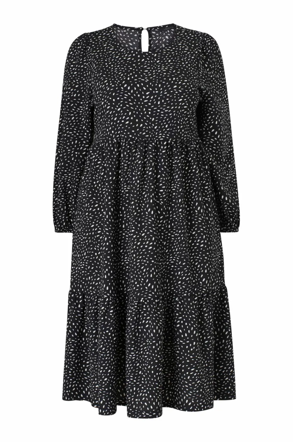 Ellos Plus collection Kjole med flæser