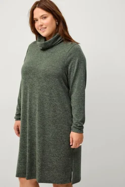 Ellos Plus collection Strikket kjole med turtleneck