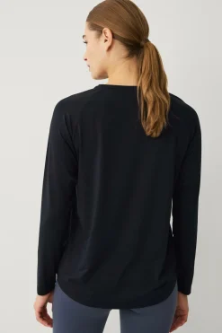 Ellos STUDIO Træningstop Loose Top Core LS