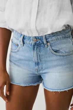 Gina Tricot Denimshorts Slit Denim Shorts