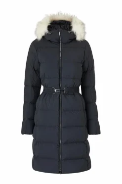 Áhkká Dunfrakke Gold Mid Down Coat Matte