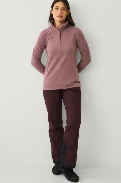 Áhkká Fleecetrøje Fleece Basic Half Zip W
