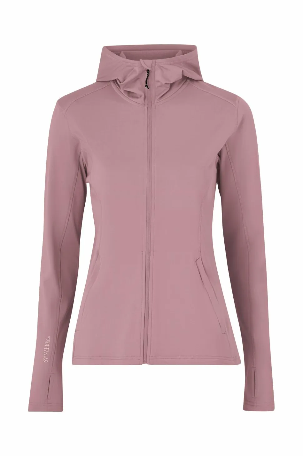 Áhkká Hættetrøje Power Fleece FZ Hoodie
